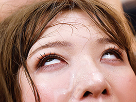 精子沢山飲むからいっぱいお口に出してね！清楚系美女が痙攣白目イキ！  ごっくん白目セックスで失神する変態美女　サンプル画像08